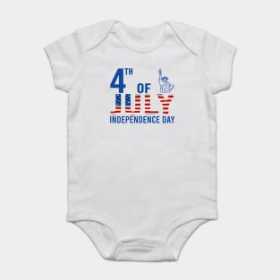 4th of July Independence Day Baby Bodysuit